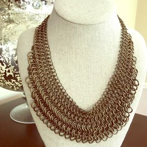 Cara nyc aged bronze necklace